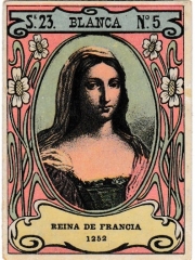 Series 23 number 5 "Blanca, Reina de Francia"