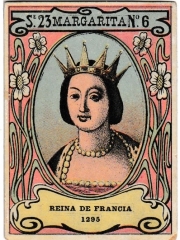 Series 23 number 6 "Margarita, Reina de Francia"
