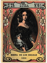 Series 23 number 61 "Luisa, Reina de los Belgas"
