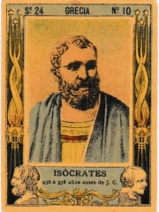 Series 24 number 10 "Isócrates, Grecia"