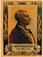 Series 24 number 46 "Montesquieu, Francia"