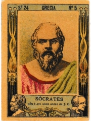 Series 24 number 5 "Sócrates, Grecia"
