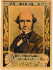 Series 24 number 67 "Juan Stuart-Mill, Inglaterra"