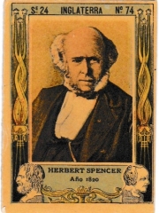 Series 24 number 74 "Herbert Spencer, Inglaterra"