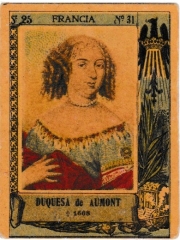 Series 25 number 31 "Duquesa de Aumont, Francia"