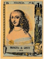Series 25 number 36 "Princesa de Conty, Francia"