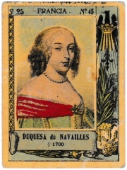 Series 25 number 45 "Duquesa de Navailles, Francia"