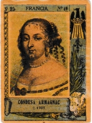 Series 25 number 49 "Condesa Armagnac, Francia"