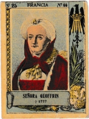 Series 25 number 66 "Señora Geoffrin, Francia"