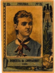 Series 25 number 75 "Duquesa de Connaught, Prusia"