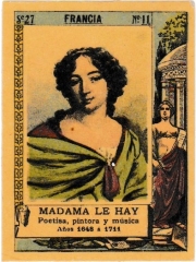 Series 27 number 11 "Madama le Hay, Francia"