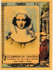 Series 27 number 3 "Clemencia Isaura, Francia"