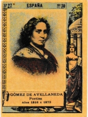 Series 27 number 30 "Gómez de Avellaneda, España"