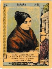 Series 27 number 31 "Diaz Carralero, España"