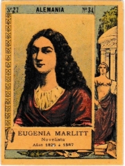 Series 27 number 34 "Eugenia Marlitt, Alemania"