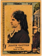 Series 27 number 40 "Judith Gautier, Francia"