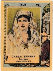 Series 27 number 61 "Carla Serena, Italia"