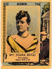 Series 27 number 63 "Mma. Juana Rival, Alsacia"
