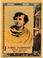 Series 27 number 71 "Aimée Fabregne, Francia"