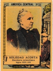 Series 27 number 73 "Soledad Acosta, America Central"