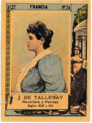 Series 27 number 74 "J. de Tallenay, Francia"