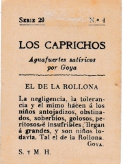 Series 29 number 4 back "El de la rollona"