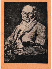 Series 29 number 75 front "Francisco Goya"