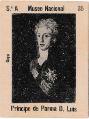 Series A number 35 "Príncipe de Parma D. Luís, Goya"