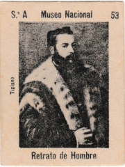 Series A number 53 "Retrato de Hombre, Tiziano"