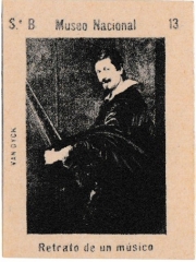 Series B number 13 "Retrato de un músico, Van Dyck"
