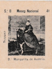Series B number 41 "Da. Margarita de Austria, Velazquez"