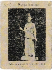 Series C number 15 "Minerva estatua etrusca, Museo Nacional"